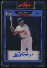2023 Leaf Pro Set Pure 1989 Auto Autograph Blue Parallel 89-SG1 Steve Garvey 3/6