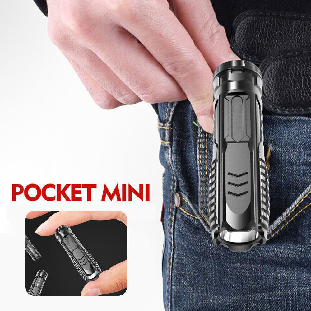 Multifunctional LED Strong Light Tactical Flashlight Rechargeable Super Bright - Picture 15 of 18