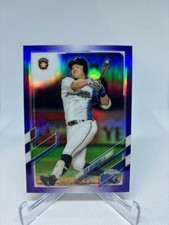 2021 Topps Chrome NPB #170 Ryo Watanabe Purple Refractor #/299