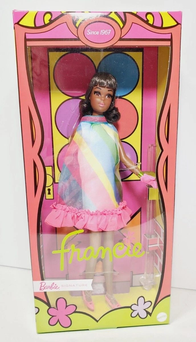 NEW 2021 Barbie Signature Francie Since 1967 Doll Reproduction Mattel #HCB97
