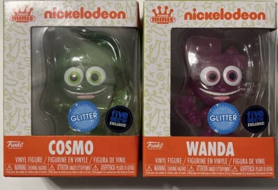 FUNKO Minis Nickelodeon Cosmo & Wanda (Glitter) - Five Below Exclusive