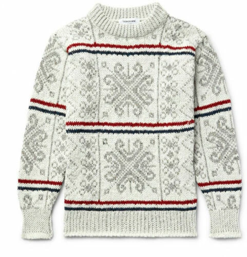 Suéteres de Lã para homens Thom Browne Multicolorido