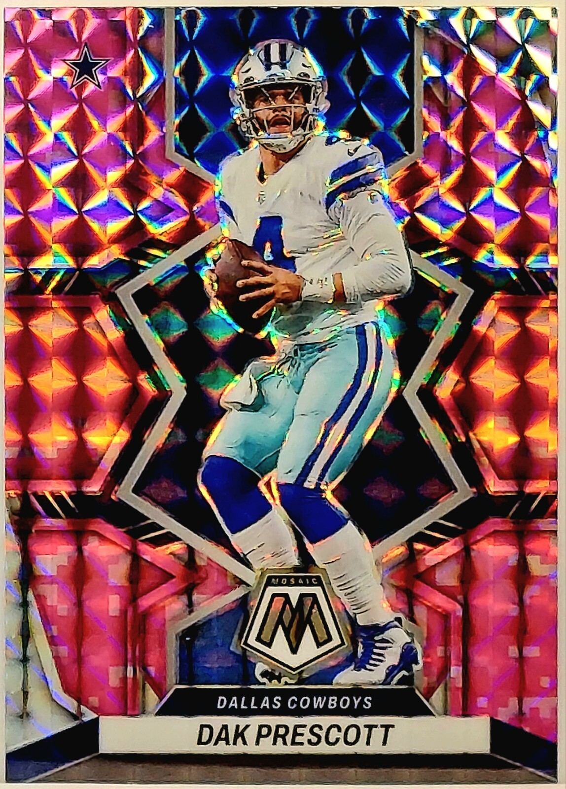 2022 Panini Mosaic Pink Camo Dak Prescott #52