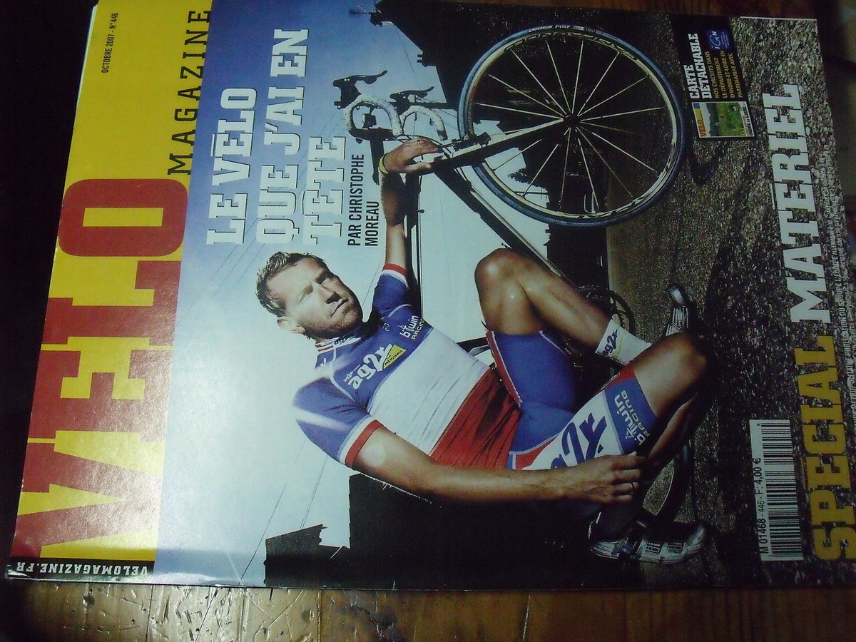 µ?? Revue Velo Magazine n°446 Special Materiel carte n°6 IGN