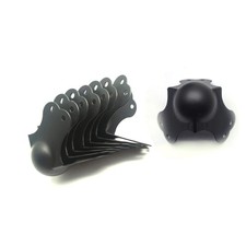 Iron Ball Corner Edge Protector Three-Prong Flight Case Hardware with 2.9" Le