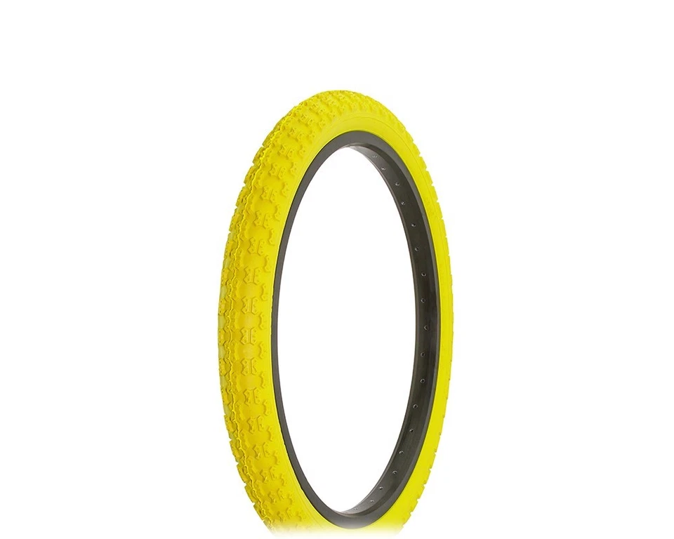 PAR Neumáticos Duro BMX Comp III Dirt Freestyle Old School Amarillo 20 x 2.125 Foto 2 de 2