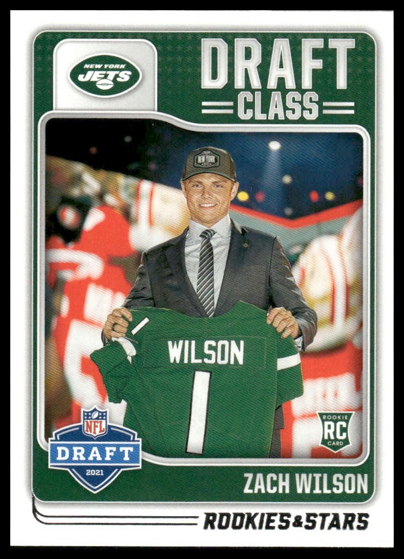 Zach Wilson Rookie 2021 Panini Rookies & Stars #DC-2 Draft Class New York Jets
