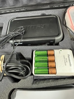 SHURE PGX4 PGX1 PG30 Wireless Headset Mic System Complete Set