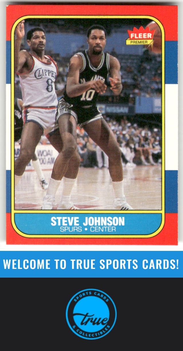 1986-87 Fleer #55 Steve Johnson