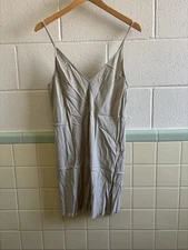 NWT RICK OWENS CREPE SLIP DRESS PEARL MADE ITALY SIZE 48 S/S 23 INDIVIDUAL