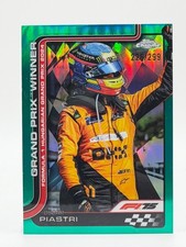 2025 Topps Chrome F1 Oscar Piastri #105 GP Winner Green Refractor /299 McLaren