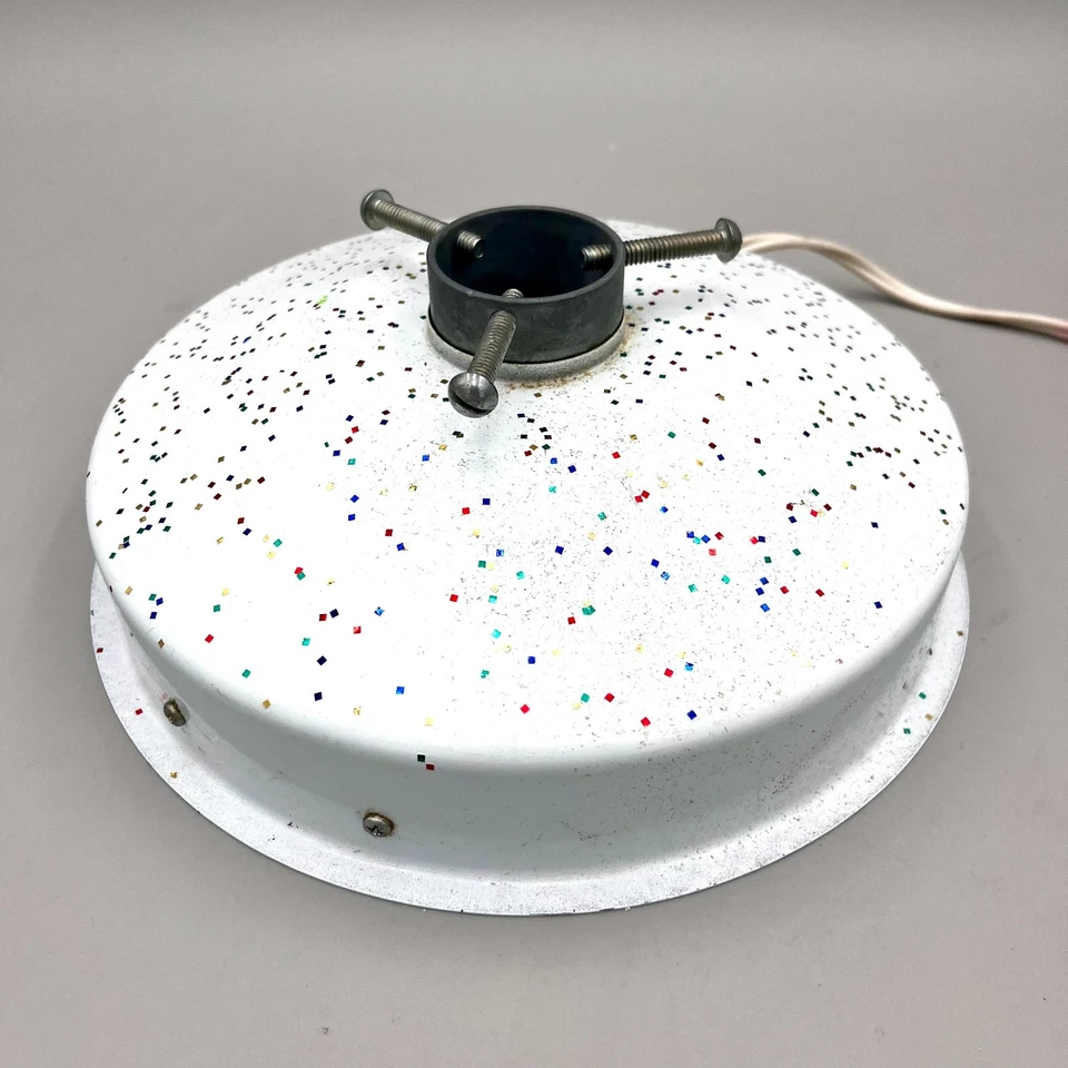 Soporte Giratorio para Árbol de Navidad Vintage, Base Brillo 9.75", MCM Retro X-Mas Foto 3 de 4