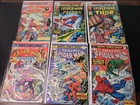 (9) Spider-Man 25 Cent  #143 145  / 35 Cent  Spiderman Lot Good Condition