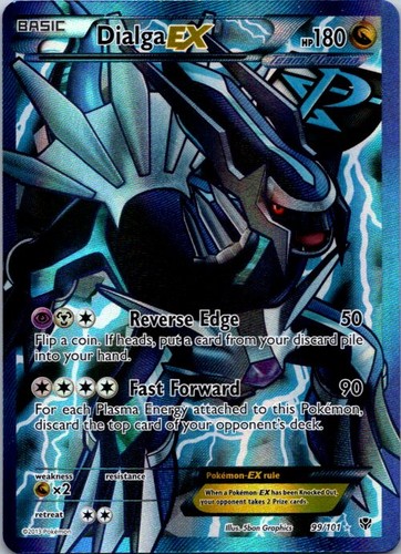 Dialga EX (Team Plasma) (99 Full Art) Ultra Rare Plasma Blast 99/101 LP+