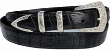 Randall Moore Santa Fe Sterling Silver Ranger Belt Buckle 38 Alligator Lucchese