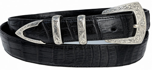 Randall Moore Santa Fe Sterling Silver Ranger Belt Buckle 38 Alligator Lucchese