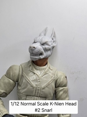 3d Printed K-NEIN DOG HEAD #2 6'' 1:12 Classified/Legends SCALE 