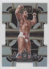 2024 Panini Select WWE Concourse Silver Prizm Die-Cut The British Bulldog 0s55