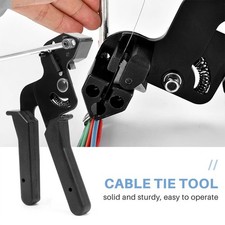 Metal Cable Tie Tool Gun Stainless Steel Cable Tie Plier Self-Locking Cutter