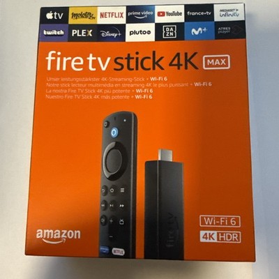 Amazon Fire tv stick 4k max wifi 6 HDMI Stream Neu OVP ungeöffnet