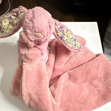 Jellycat Pink Bunny Security Blanket Comforter Soft Toy