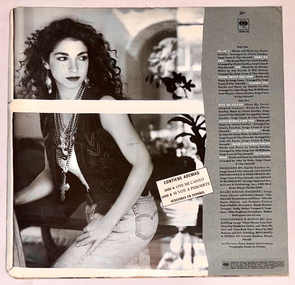 Gloria Estefan – Cuts Both Ways - Epic 1989 - Image 2 of 4