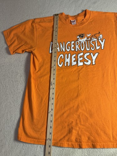 Camiseta Cheetos Dangerously Cheesy Chester De Colección Y2K Grande Años 90 Nostalgia LEER - Imagen 9 de 12