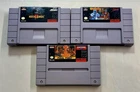 SNES Super Nintendo Game Lot Of 3 - Tested and Working!