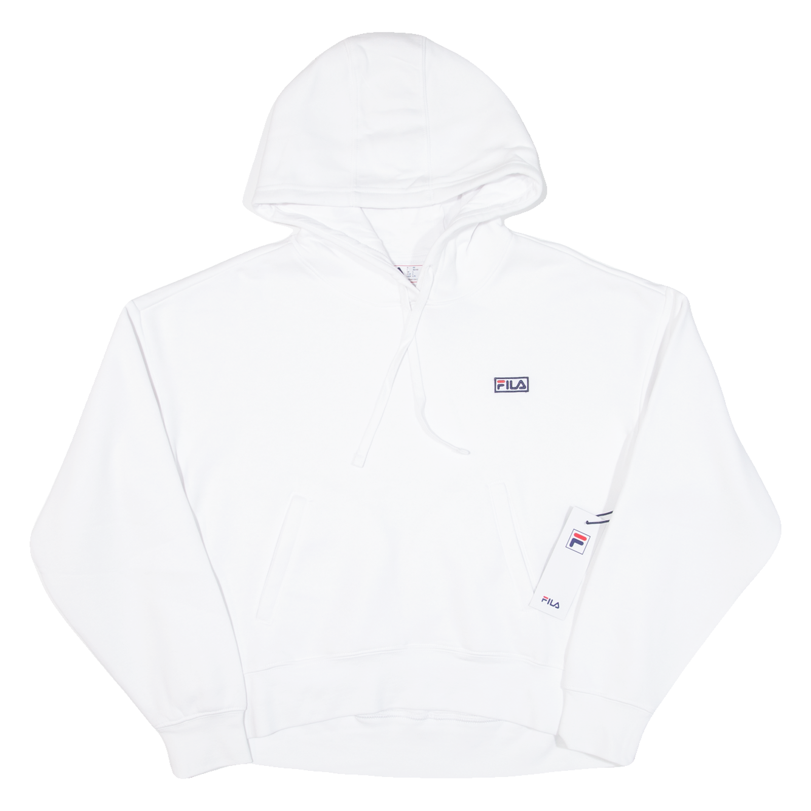 Felpa con cappuccio FILA Cropped donna bianca L