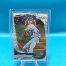 2020 Panini Prizm Prizms White Wave #126 Dustin May
