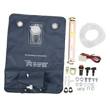 12V Universal Windshield Washer Pump Bag Kit, Windshield Washer Reservoir with