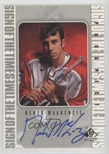 1998-99 SP Authentic Sign of the Times Derek MacKenzie #DM Auto 0a4