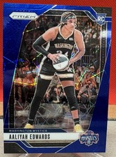 2024 Panini Prizm WNBA - Aaliyah Edwards #70 Blue Velocity Prizm (RC)