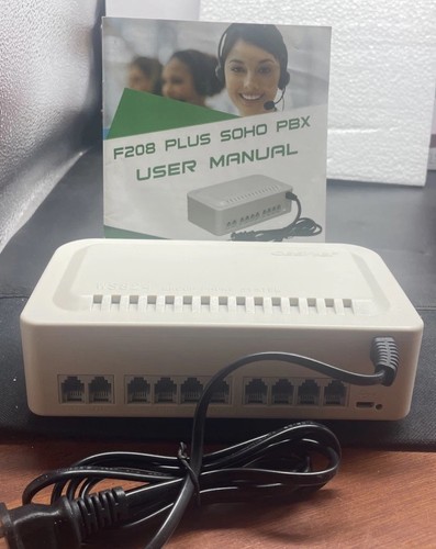 Cessler WS824 Group Phone System F208 Plus SOHO-PBX 110V With Instruction Manual