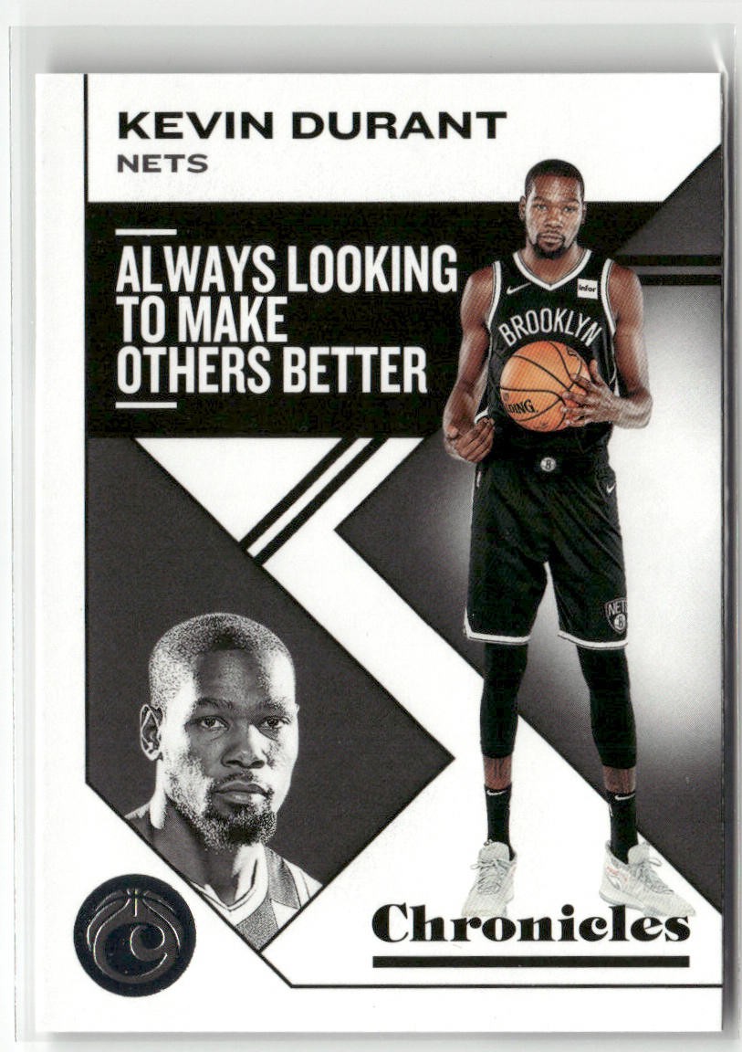 2019-20 PANINI CHRONICLES #49 KEVIN DURANT BROOKLYN NETS