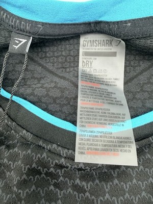 Gymshark Onyx V1 T-Shirt - Size M- New With Tags | eBay