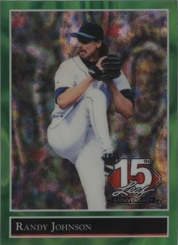 2025 Leaf Metal 15th Anniversary Pack Card Gold #1/1 Randy Johnson