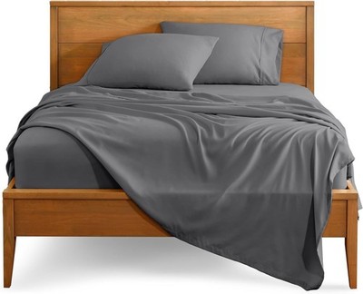 Deep Pocket Full Sheet Set - Ultra-Soft Microfiber for Luxurious Sleep, Grey