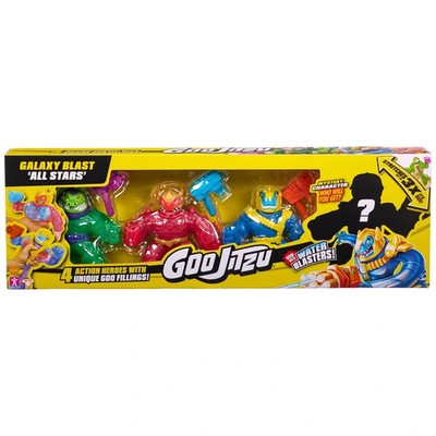 Goo Jit Zu Galaxy Blast All Stars 4er Pack Stretchy Figuren