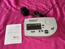 Reecom R-1630C NOAA Weather Radio R1630 w/AC Power Adapter Manual, Tested