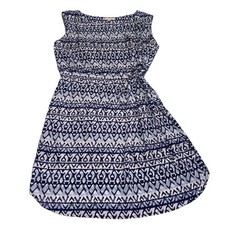 Skies are Blue womens dress Size Small Blue And White