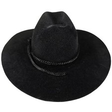 CalCastle Craft 12pcs Mini Cowboy Hat Western Wedding Favors Decoration 4" Black