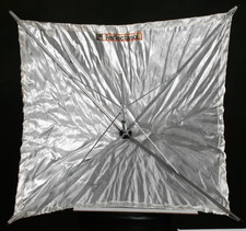 Vintage Reflectasol Square Photography Umbrella Bounce Light System used.