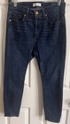 Made And Loved LOFT Women’s Dark Wash Stretch Curvy Skinny Crop Jeans Size 28/6 — photo 3