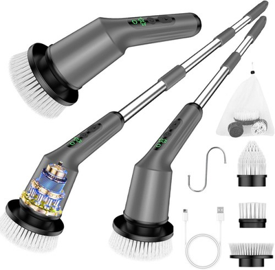 #ad #ad Electric Spin Scrubber for Cleaning Bathroom $37.99