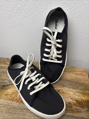 OluKai Pehuea Li Black Mesh Shoes Sneakers 20379-40WS Women s Sz 8.5 NEW