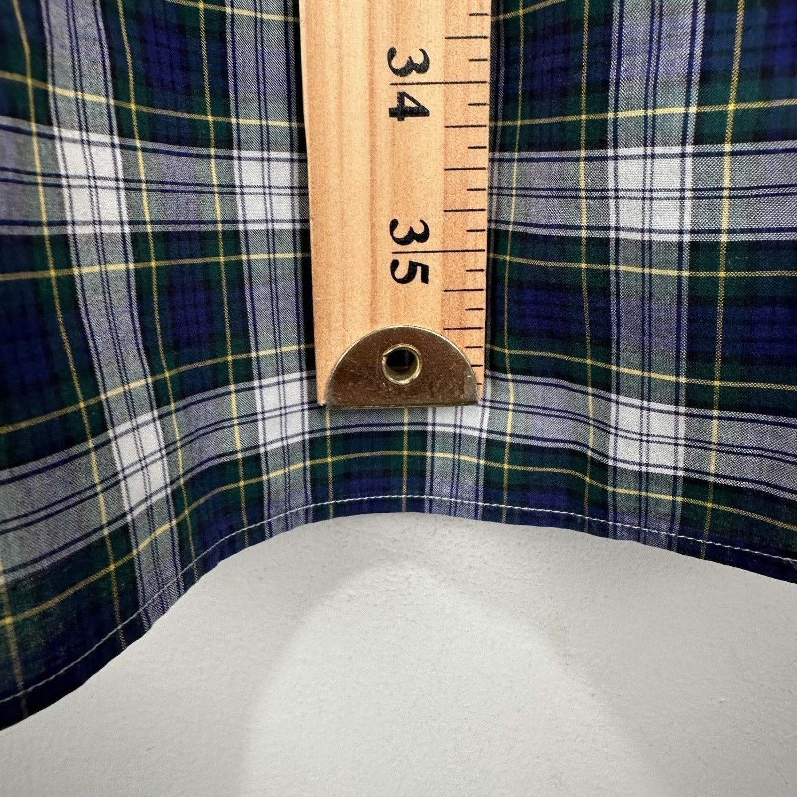 Sid Mashburn Button Down Shirt Men Large Tall Nav… - image 6