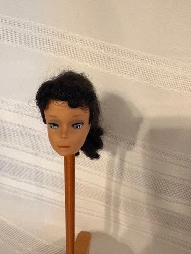 New ListingVERY POOR condition - 1960s Barbie Ponytail HEAD ONLY NECK SPLIT BAD FACE PAINT