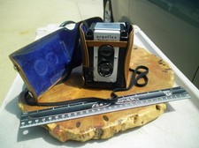 Vintage MCM Argus Seventy Five 75mm Box Film Camera w/ Leather Case - Untested