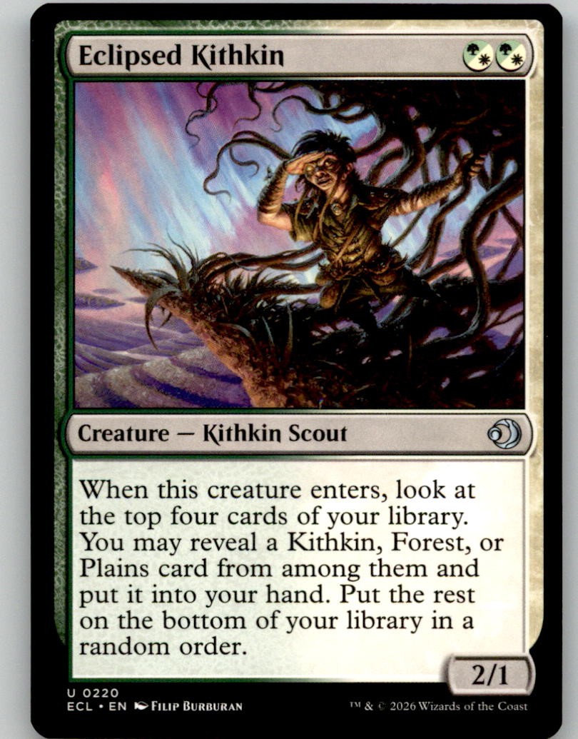 Eclipsed Kithkin 220 Uncommon Lorwyn Eclipsed MTG Lightly Played